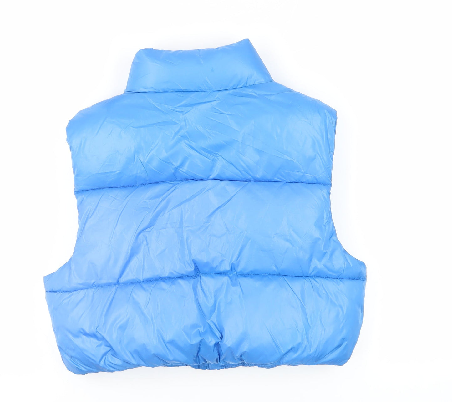 Bershka Womens Blue Gilet Jacket Size S Zip