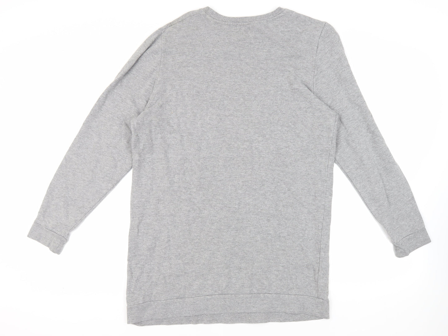 ASOS Womens Grey Cotton Pullover Sweatshirt Size L Pullover
