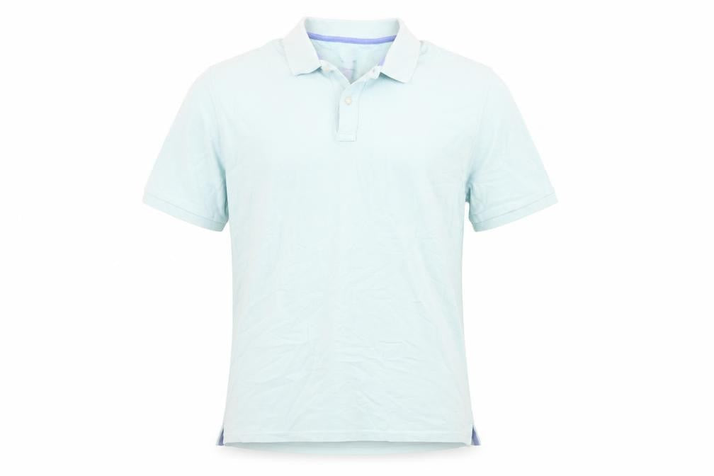 Marks & Spencer Mens Green Cotton Polo Size L Collared Button