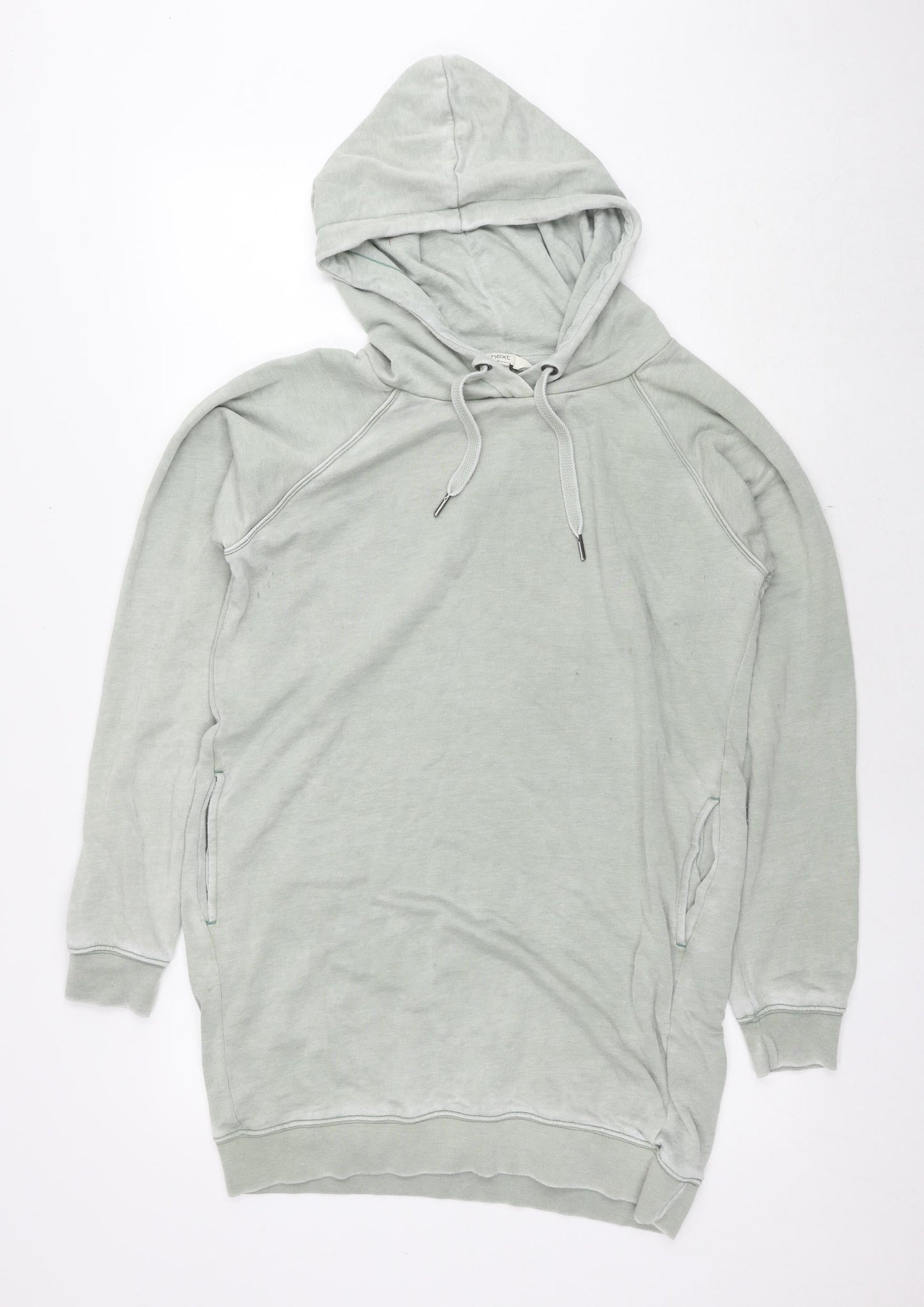 NEXT Womens Grey Cotton Pullover Hoodie Size S Pullover - Tunic