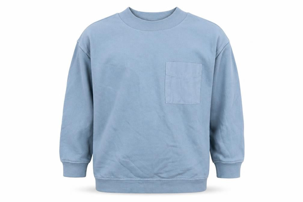 Marks & Spencer Boys Green Cotton Pullover Sweatshirt Size 7-8 Years Pullover