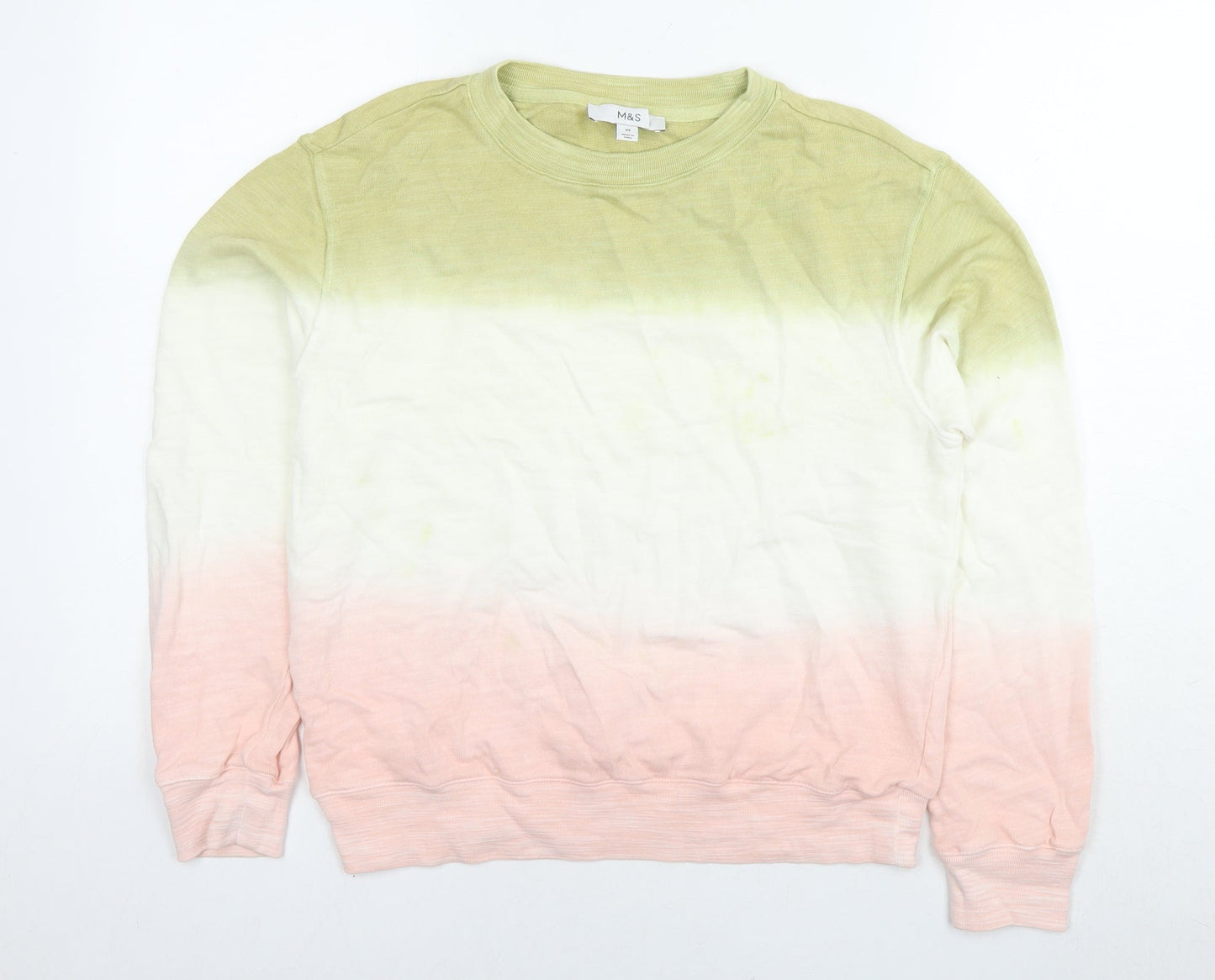 Marks and Spencer Womens Multicoloured Polyester Pullover Sweatshirt Size XS Pullover