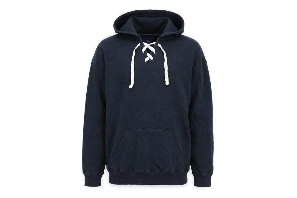 J. America Mens Black Cotton Pullover Hoodie Size M - JTR