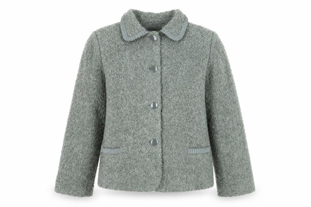 Marks and Spencer Womens Grey Jacket Size 16 Button