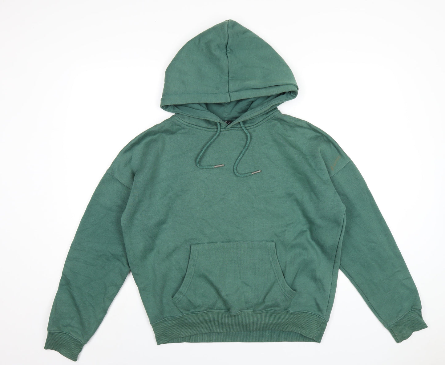 New Look Womens Green Polyester Pullover Hoodie Size 10 Pullover