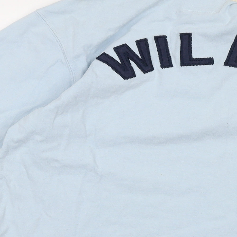 Jack Wills Mens Blue Cotton Polo Size XL Collared Button