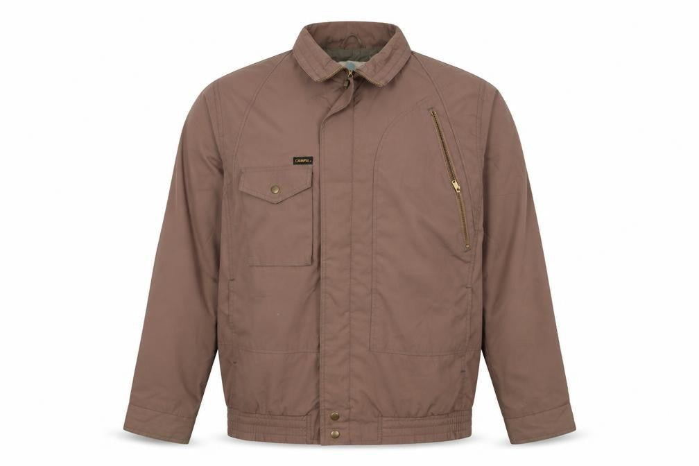 Campri Mens Beige Jacket Size XL Zip