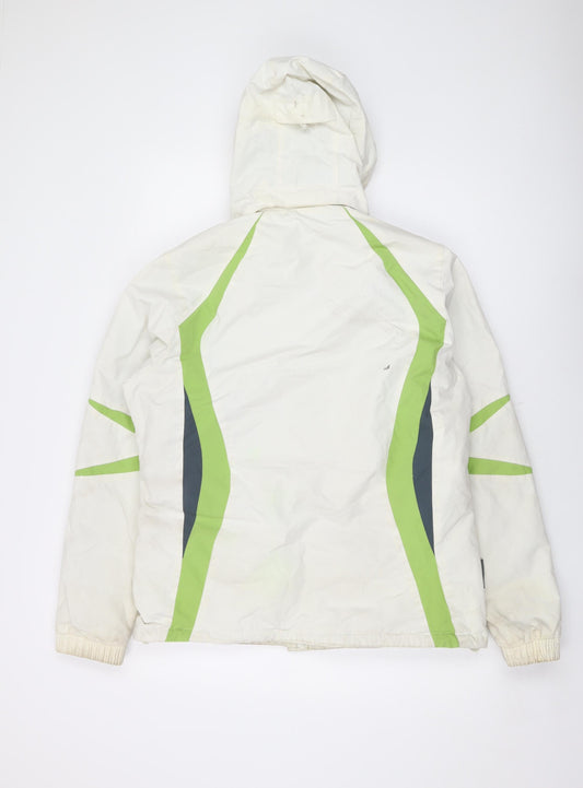 Parallel Womens Ivory Jacket Size 12 Zip