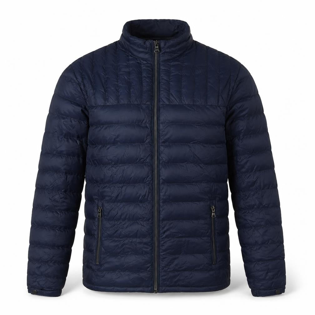 Marks & Spencer Mens Blue Puffer Jacket Jacket Size S Zip