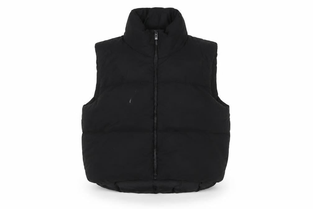 Risin Womens Black Gilet Jacket Size L Zip