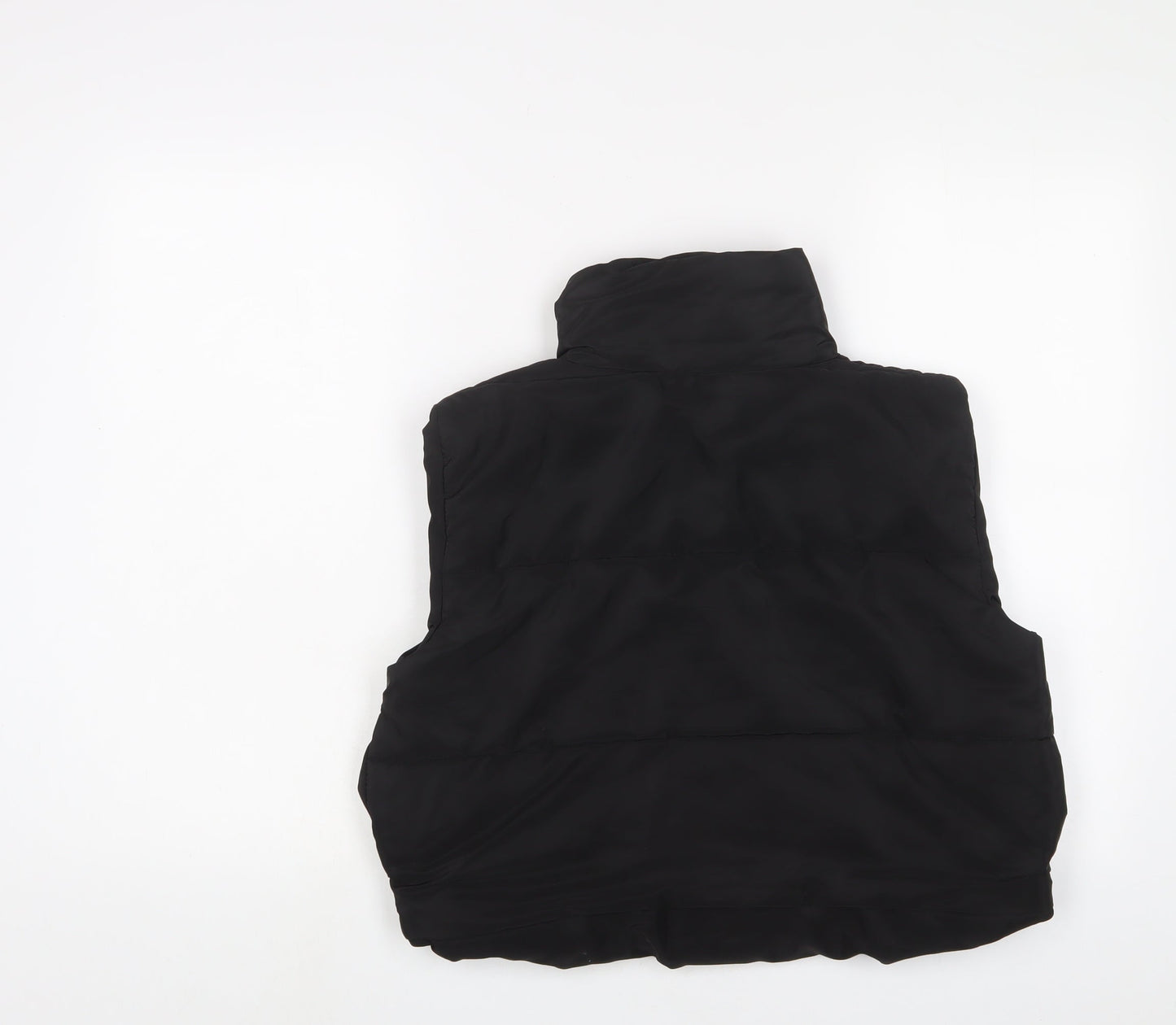 Risin Womens Black Gilet Jacket Size L Zip