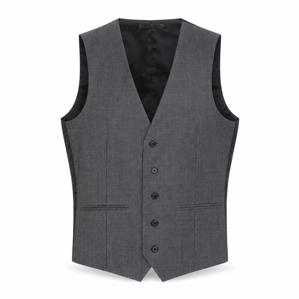 Mens 38 Chest Regular Kenneth Cole Grey Five-Button