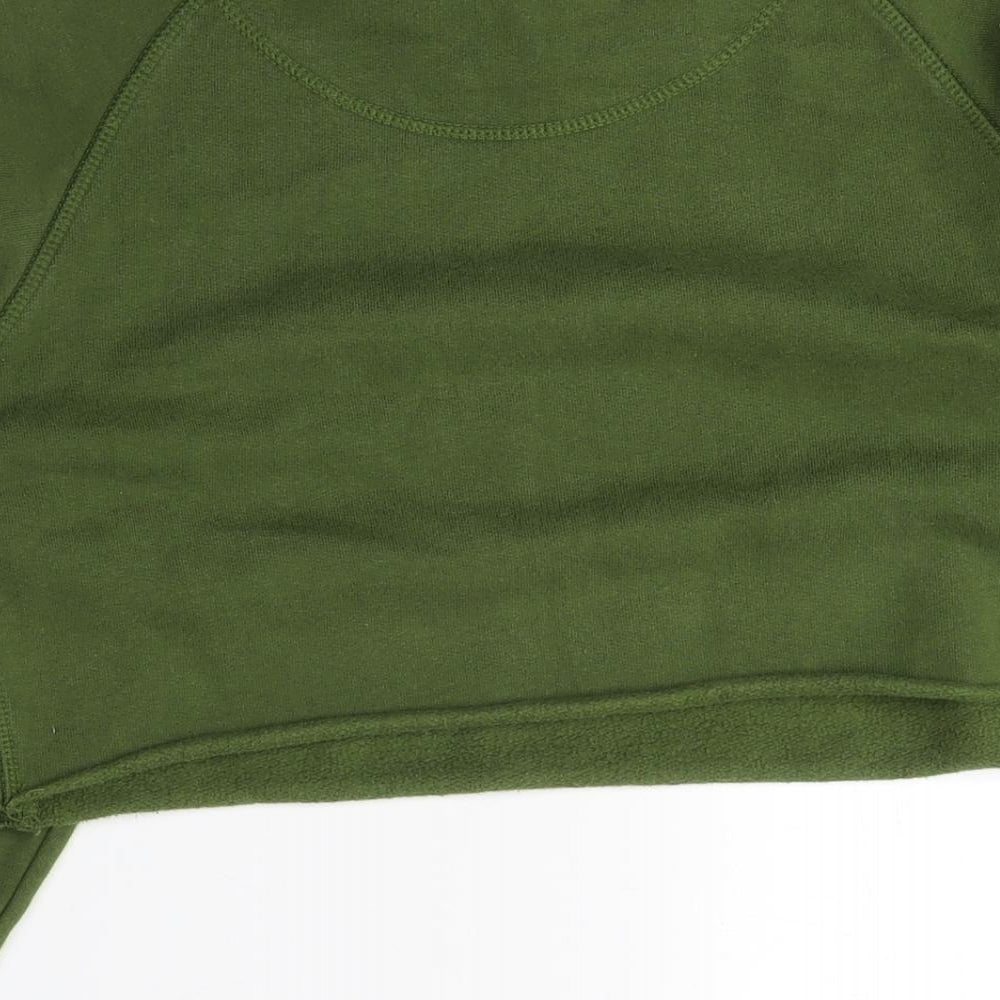 Timberland Women’s Green Pullover Logo Sweatshirt, Size L