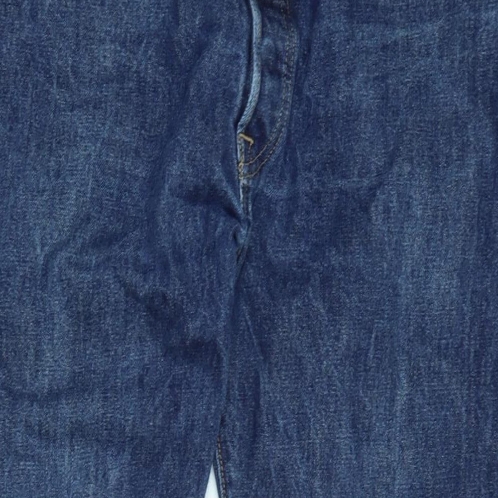 Levi's 501 Mens Blue Cotton Straight Jeans Size 36 in L30 in Regular Button - Levis 501