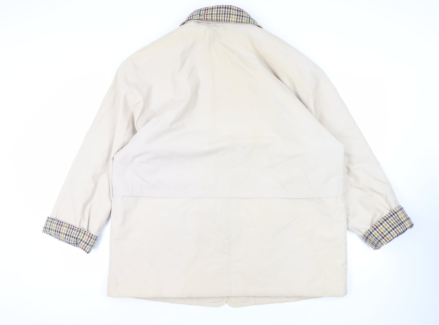 Berkertex Womens Beige Overcoat Coat Size 20 Button