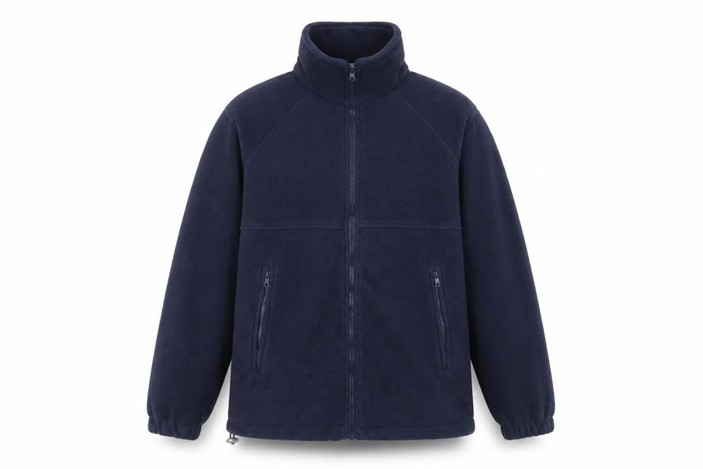 Made In England Mens Blue Jacket Size L Zip - Zipped Pockets