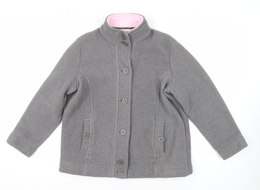 Marks and Spencer Womens Grey Jacket Size 18 Button