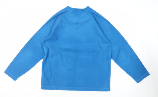 Blue Harbour Mens Blue Polyester Pullover Sweatshirt Size L