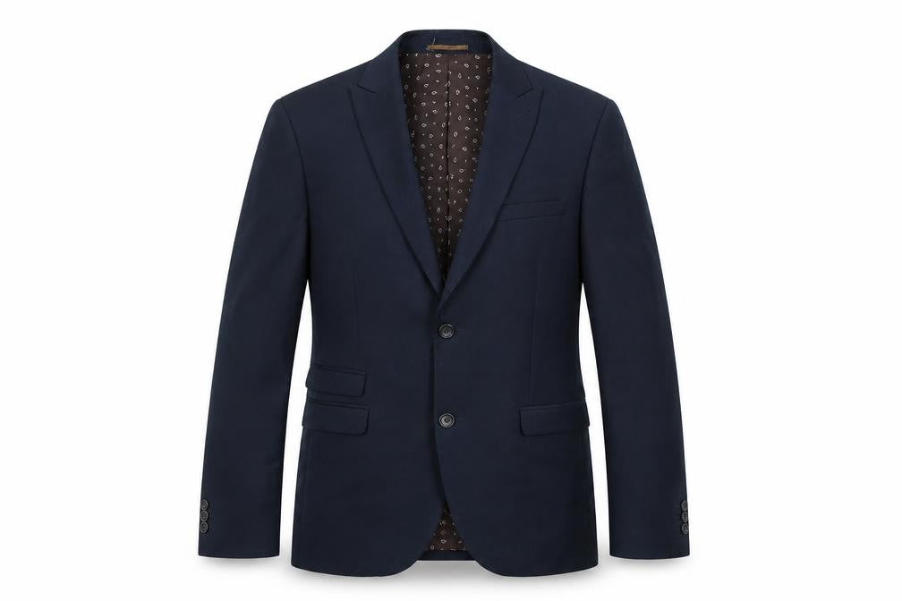 Next Mens Blue Polyester Jacket Suit Jacket Size 38 Regular
