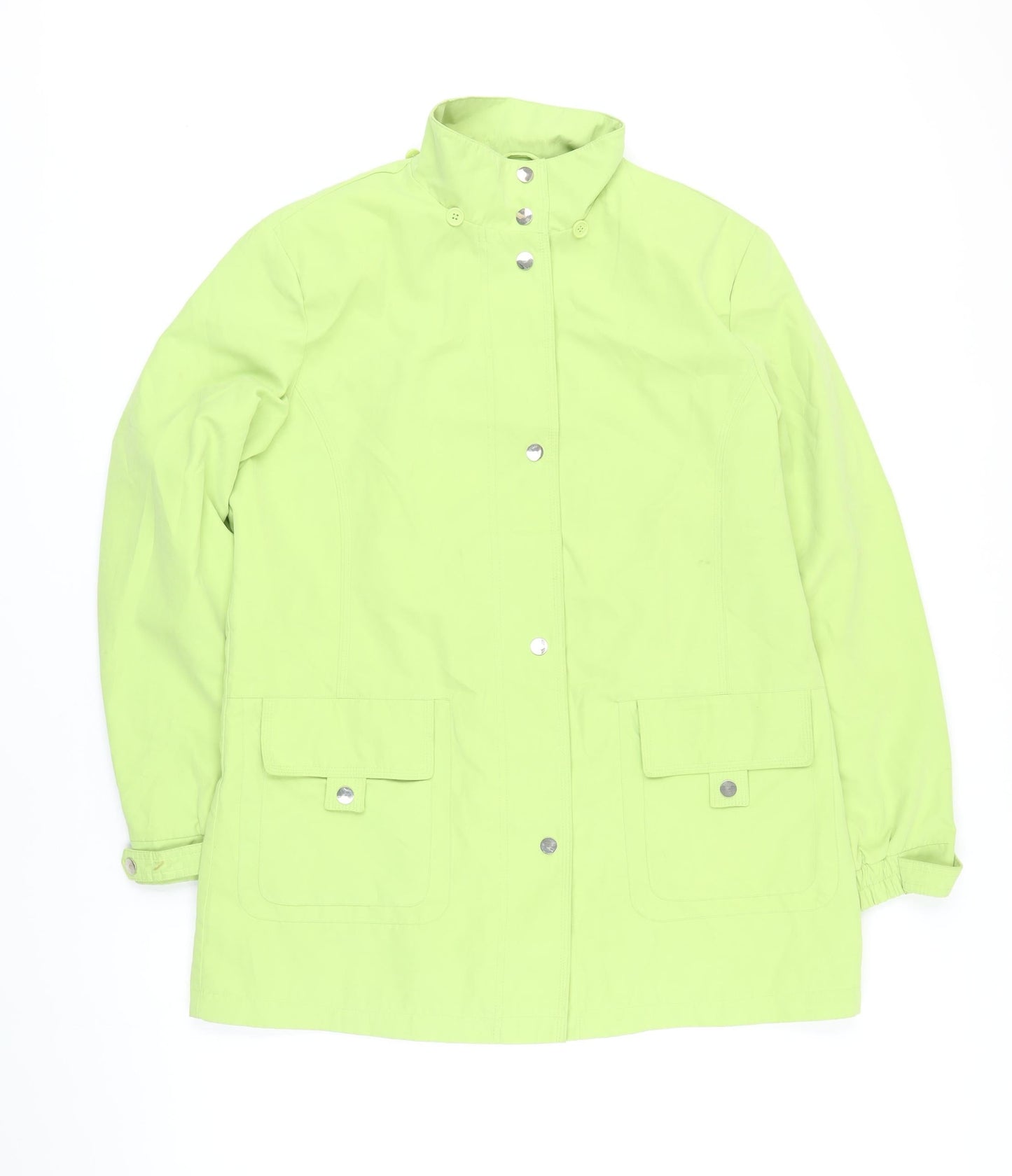 Klassik Womens Green Gilet Coat Size 16 Snap