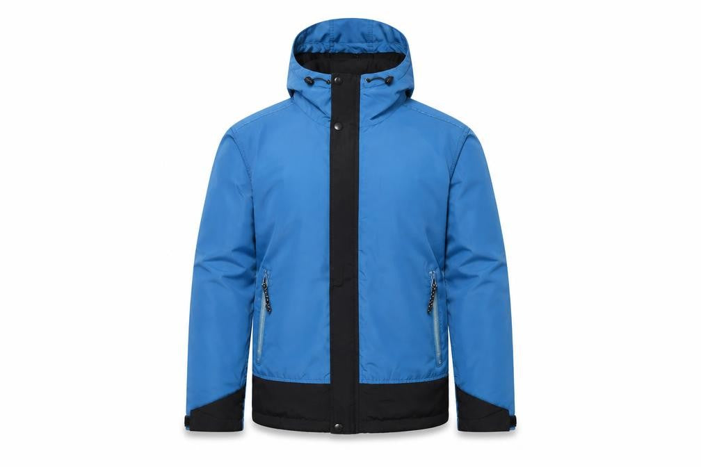 Five Centimetre Mens Blue Rain Coat Coat Size S Zip