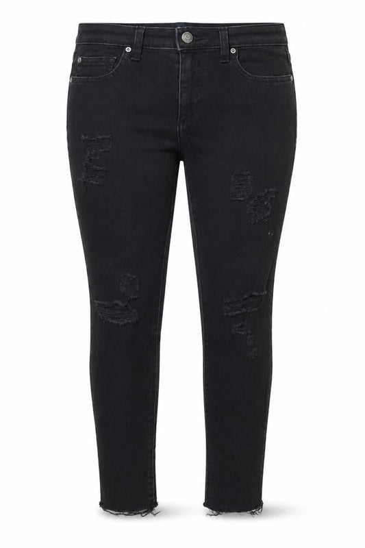 Gap Womens Black Cotton Skinny Jeans Size 30 in L27 in Regular Zip