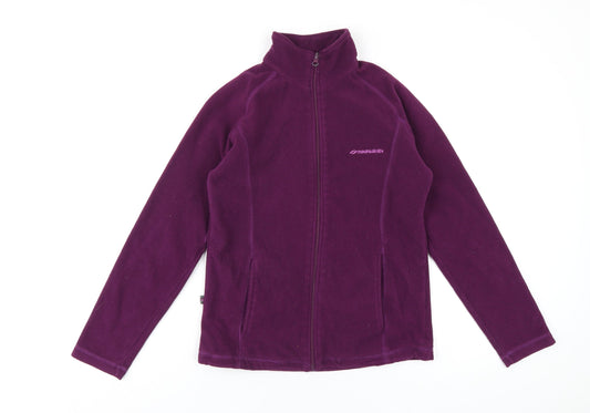 Mountain Life Womens Purple Jacket Size 8 Zip