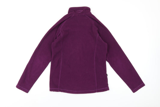 Mountain Life Womens Purple Jacket Size 8 Zip