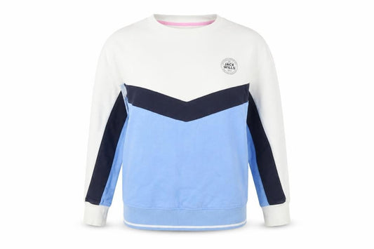 Womens UK 8 Regular Jack Wills Blue Pullover Sweatshirt