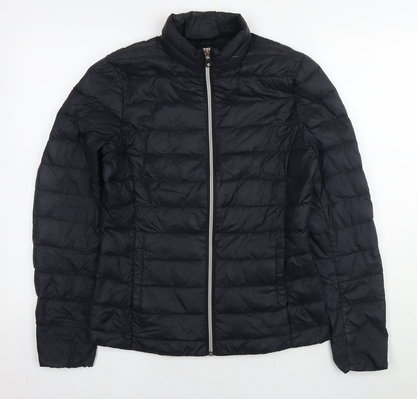 Marks and Spencer Womens Blue Jacket Size 8 Zip
