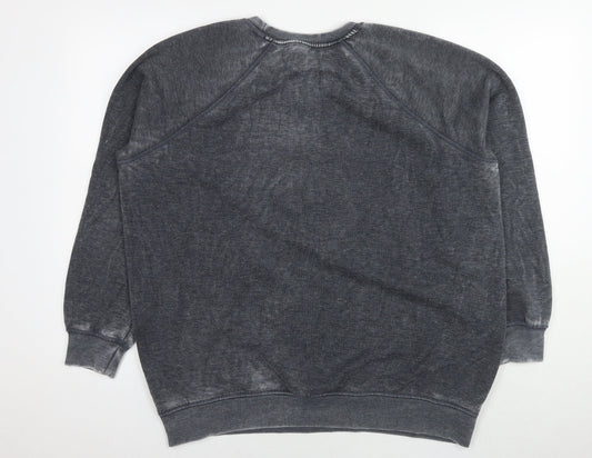NEXT Mens Grey Cotton Pullover Sweatshirt Size L - City of San Franisco