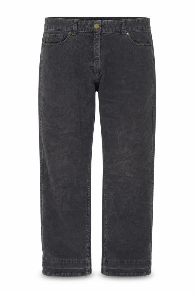 Marks & Spencer Womens Grey Camel Trousers Size 10 L27 in Regular Zip