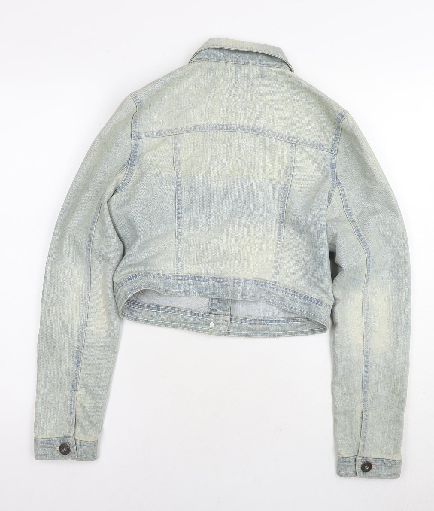 Internacionale Womens Blue Jacket Size 12 Zip