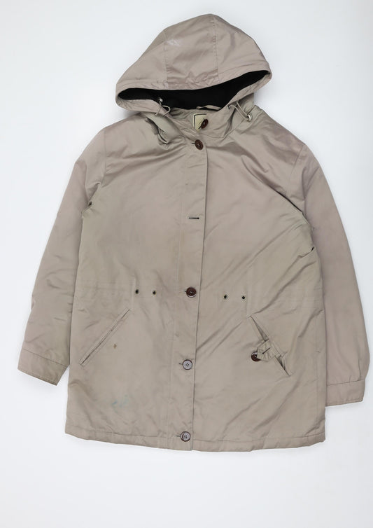 Four Seasons Womens Beige Jacket Size L Zip