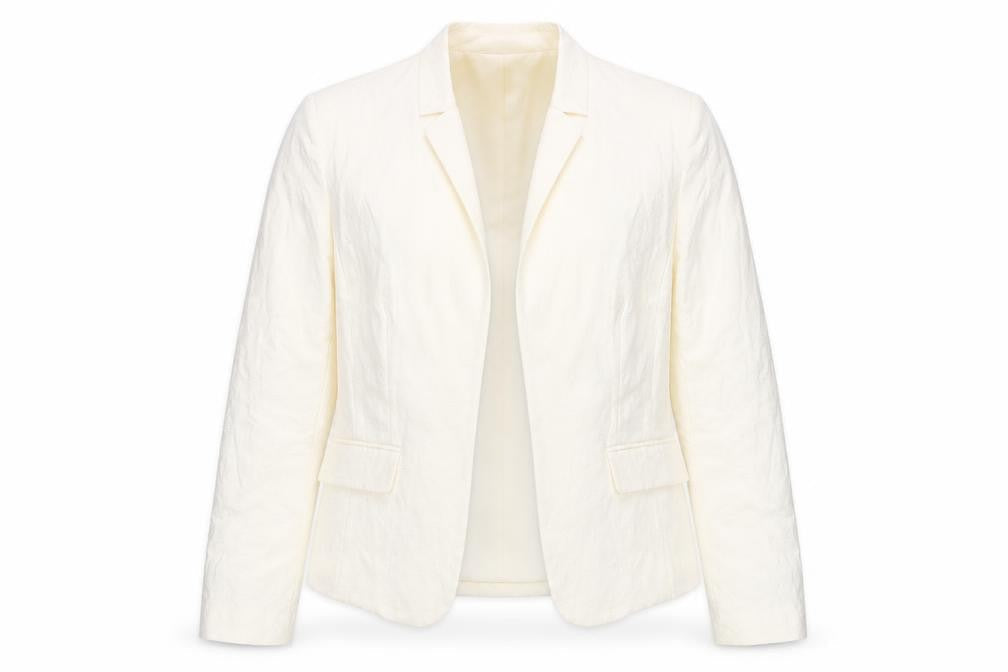 Gallery Womens Ivory Jacket Size 14