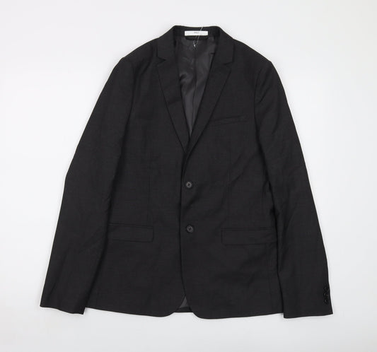 Marks and Spencer Boys Grey Jacket Size 14-15 Years Button