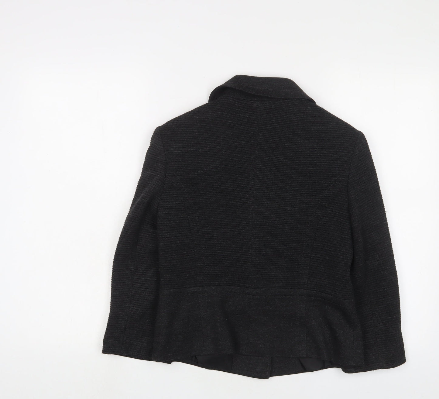 Marks and Spencer Womens Grey Jacket Size 10 Button