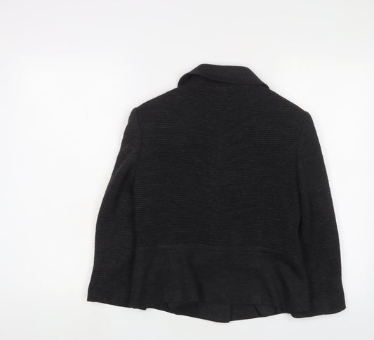 Marks and Spencer Womens Grey Jacket Size 10 Button