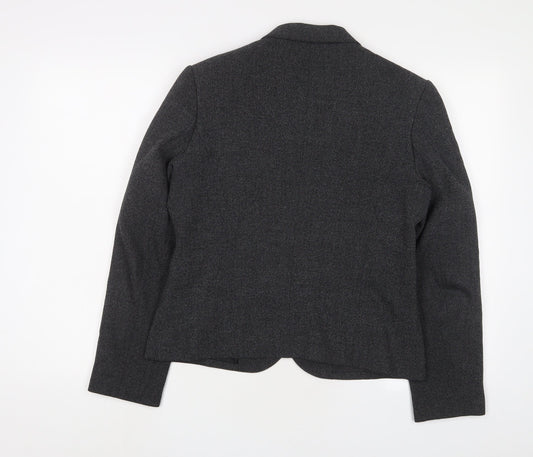 NEXT Womens Grey Jacket Blazer Size 12 Button
