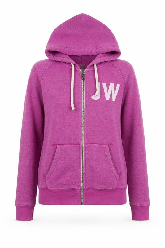 Womens UK 8 Regular Jack Wills Purple Full Zip Hoodie