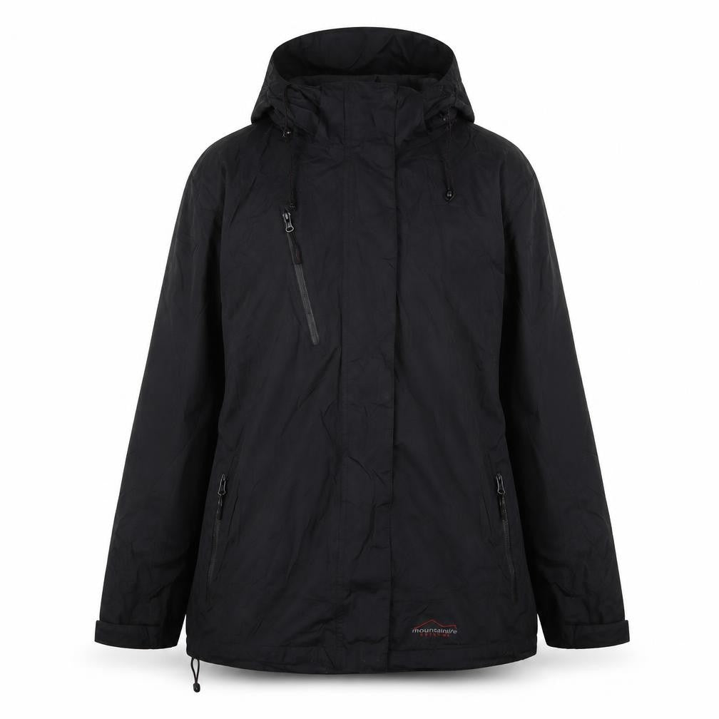 Womens UK Size 18  Mountain Life Black Nylon Coat