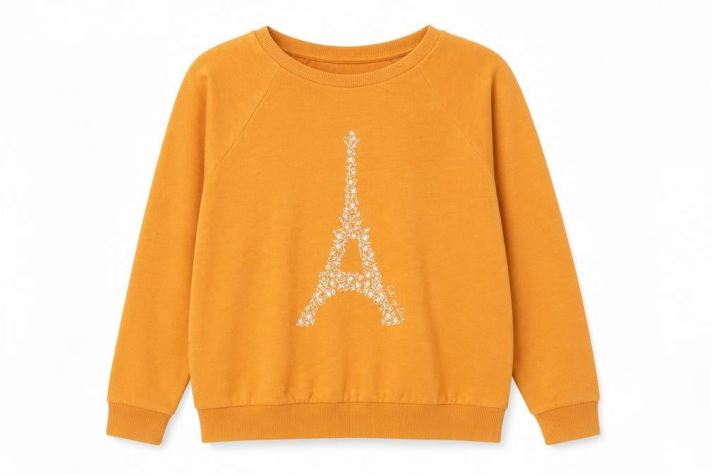 Next Womens Orange Polyester Pullover Sweatshirt Size M
