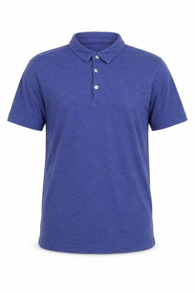 H&M Mens Purple Polyester Polo Size M Collared
