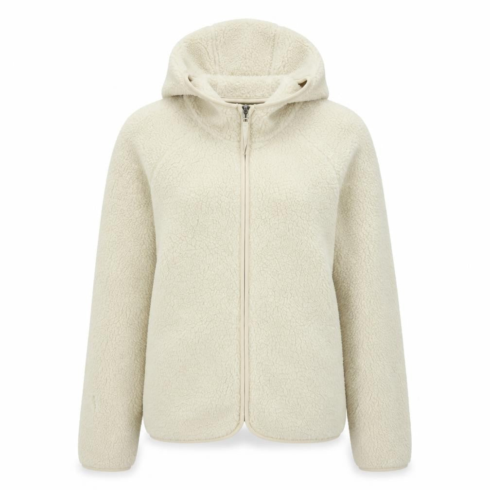 Marks and Spencer Womens Ivory Jacket Size 6 Zip