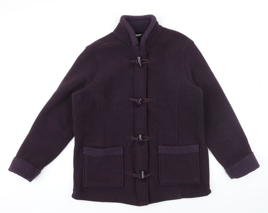 M&S Womens Purple Jacket Size 16 Zip