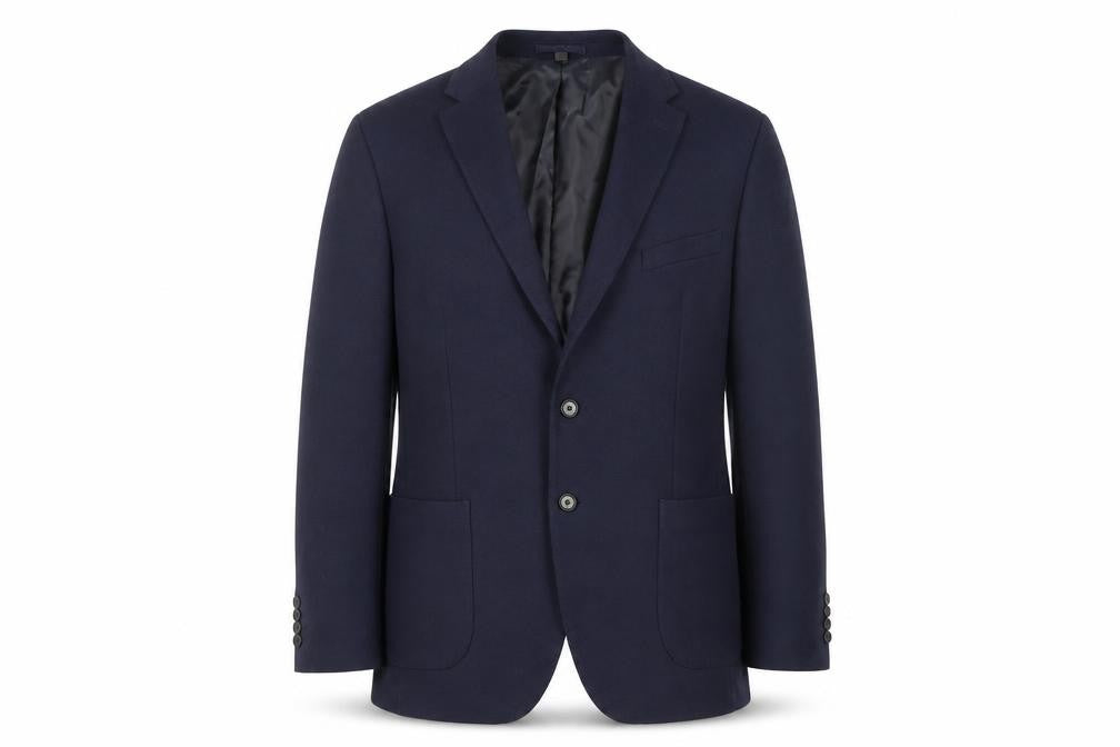 Marks and Spencer Mens Blue Polyamide Jacket Blazer Size 46 Regular