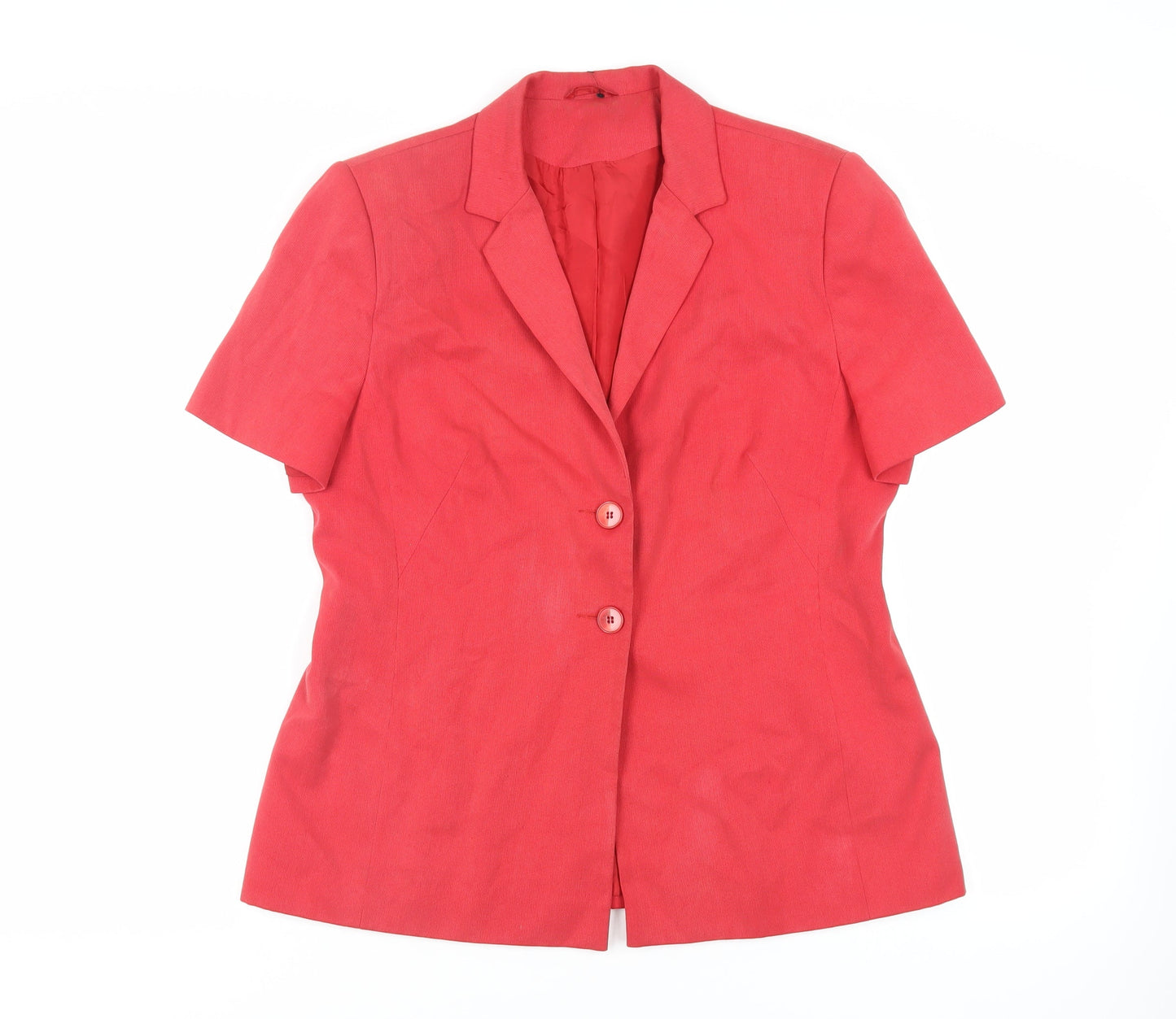 Principles Womens Red Jacket Blazer Size 16 Button