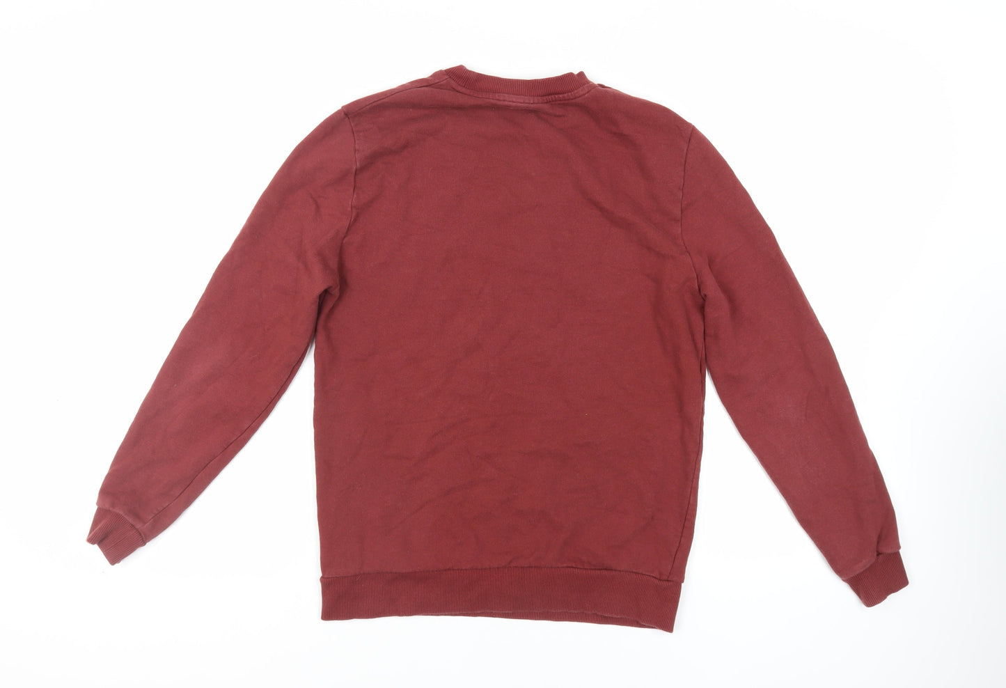ASOS Mens Brown Cotton Pullover Sweatshirt Size S