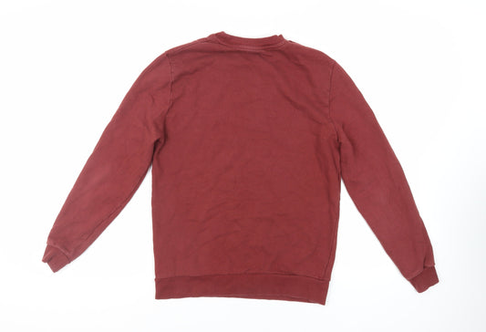 ASOS Mens Brown Cotton Pullover Sweatshirt Size S