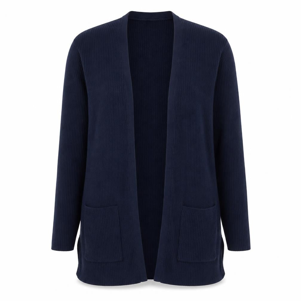 Marks & Spencer Womens Blue V-Neck Viscose Cardigan Jumper Size S